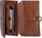 Hide & Stitches Mendoza - Schoudertas/Portemonnee - 12 creditcardvakken - Bruin