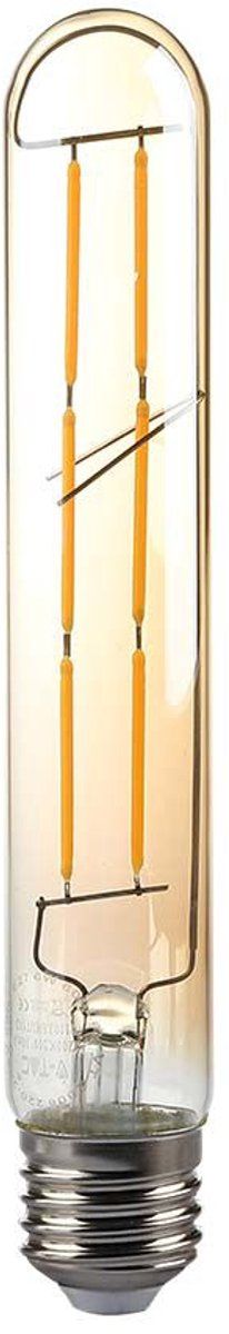 V-TAC VT-2006-N LED Bulb - Amber - T30 - E27 Holder - IP20 - 6W - 600 Lumens - 2200K