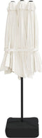 vidaXL - Parasol - dubbel - 449x245 - cm - zandwit