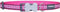 Dog collar Red Dingo Reflective Bones Fuchsia (1,5 x 24-36 cm)