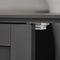 SoBuy FRG237-II-DG - Badkamermeubel - 2 Deuren 2 Planken - Donkergrijs 60x35x58cm
