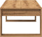 vidaXL - Salontafel - 102x50x35 - cm - bewerkt - hout - artisanaal - eikenkleurig