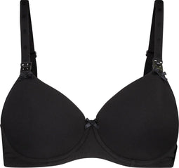 Noppies Cotton Melange - Voedingsbh - Omklapbare cups - Black - Maat E85