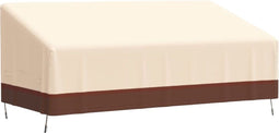 vidaXL - Tuinhoes - 3-zitsbank - 420D - 198x97x48/74 - cm - oxford - beige