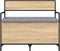 vidaXL - Opbergbankje - 85,5x42x73,5 - cm - bewerkt - hout - sonoma - eikenkleurig