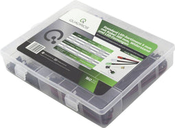 Quadrios LED-assortiment Rood, Groen, Geel, Blauw, Koud-wit, Warm-wit 5 mm 20 mA 3.0 V