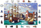 HOUTEN STAD Puzzel - Oude schepen in de haven.