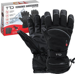 TTD® Verwarmde Handschoenen Deluxe L - PU Leer - 3 Warmtestanden - Water- en Winddicht