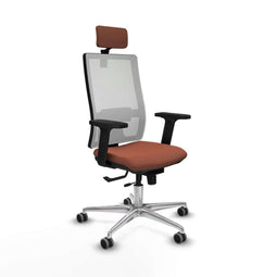Horna Traslack Piqueras y Crespo 2D086G2 - Bureaustoel - Hoofdsteun en verstelbare hoogte - Bruin