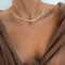 LeLu Ketting Dames - 3-delige Choker - Goudkleurig - Goldplated - 41.9cm (3 stuks)
