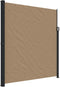 vidaXL - Windscherm - uittrekbaar - 220x300 - cm - taupe