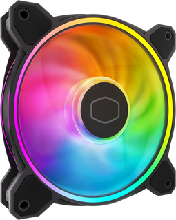 Cooler Master MasterFan MF120 Halo² - Ventilator 120mm - Geluidssterkte max. 27dB(A) (1x)