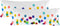 Set van 2 kussenslopen Confetti | Happy Friday