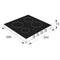 Etna KCV154WIT - Kookplaat - 6000 W - Wit