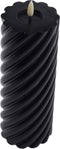 swirl led kaars zwart 20x7,5cm