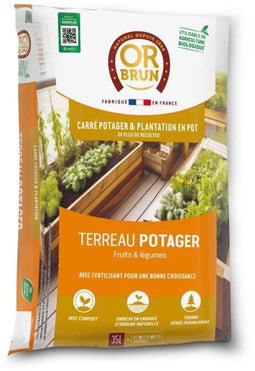Moestuin en moestuin - OF BRUIN - OBRTCAPOT35N - 35 L