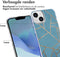 imoshion Hoesje Geschikt voor iPhone 14 Hoesje Siliconen - imoshion Design hoesje - Blauw / Blue Graphic