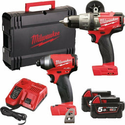 Milwaukee M18 FPP2A2-502X - Slagboormachine - 135 Nm koppel - Oranje