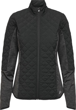 Only Play Fiori L/S Sportjas - Doorgestikt - Zwart - Maat XS