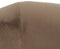 Leunstoel Natuurlijk Taupe Rubberwood Foam Weefsel 87 x 80 x 81 cm