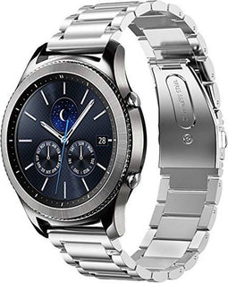 Samsung Gear S3 - Stalen Band - Waterbestendig - Zilver - 46mm (1 stuk)