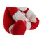 Kerstversiering DKD Home Decor Wit Rood 24 x 14 x 30,5 cm (2 Stuks)