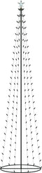 vidaXL - Kegelkerstboom - 136 - meerkleurige - LED's - 70x240 - cm