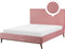 BAYONNE - Tweepersoonsbed - Roze - 160 x 200 cm - Fluweel