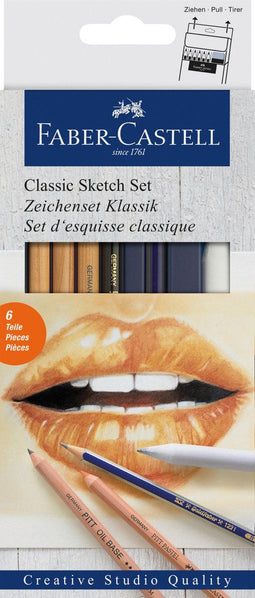 Potlood faber-castell goldfaber classic 6-delig | 66 stuks