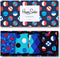Happy Socks - Gift Box - 4 paar unisex sokken - Navy