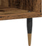 vidaXL - Recordkast - Artisan - Eiken - 84,5x38x89 - cm - Gelaagd - Hout