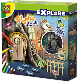 SES 25211 - Magisch Deurtje - Glow in the dark stickers - Mini wereldje