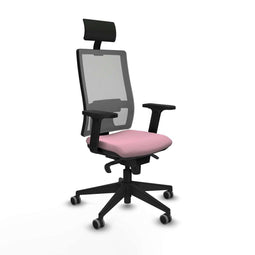Bureaustoel met hoofdsteun Piqueras y Crespo 2D066G1 Roze