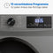 Bomann WA 7185 T - Wasmachine - 8KG - 1400 toeren - 15 programma's - Stoomfunctie - Grijs