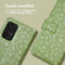 iMoshion Hoesje Geschikt voor Samsung Galaxy A53 Hoesje Met Pasjeshouder - iMoshion Design Bookcase smartphone - Groen / Green Flowers