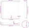 vidaXL - Eettafelpoten - 2 - st - U-vormig - 80x(72-73) - cm - staal - antraciet