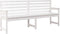 vidaXL - Tuinbank - 203,5x48x91,5 - cm - massief - grenenhout - wit