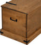 vidaXL - Opbergkist - HALDEN - 91x48x47 - cm - massief - grenenhout