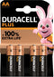 Duracell Plus AA LR6 - Alkaline Batterijen - Betrouwbaar voor dagelijks gebruik