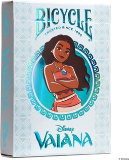 Bicycle® Disney Vaiana - Premium Speelkaarten - Unieke ontwerpen - Blauw