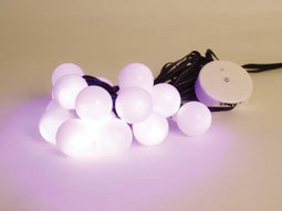 Light Creations Colourlight - Lichtslinger 8 m 16 RGB-lampen - Dimbaar via app Zwart draad