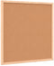 vidaXL - Kurkbord - met - massief - grenenhouten - frame - 40x40 - cm
