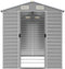 vidaXL - Tuinschuur - 191x300x198 - cm - gegalvaniseerd - staal - lichtgrijs