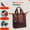 New Looxs Oslo Kota - Enkele Fietstas - 24L met Rits en Haken - Burgundy-Rust