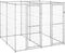 vidaXL - Hondenkennel - 4,84 - m² - gegalvaniseerd - staal