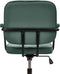 PAWNEE - Bureaustoel - Donkergroen - Kunstleer