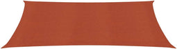 vidaXL Zonnezeil 160 g/m² 3x6 m HDPE terracottakleurig