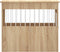 vidaXL - Hondenbench - 55 - x - 80 - x - 68 - cm - bewerkt - hout - sonoma - eikenkleurig