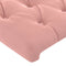 vidaXL - Hoofdbord - 90x7x78/88 - cm - fluweel - roze
