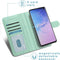 iMoshion Hoesje Geschikt voor Samsung Galaxy S10 Hoesje Met Pasjeshouder - iMoshion Luxe Portemonnee - Groen